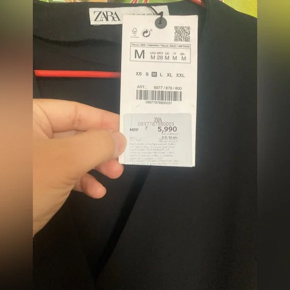 Zara belted dress NWT - Picture 9 of 9